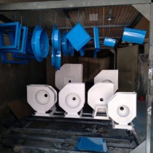 خدمات رنگ کوره ای الکترو استاتیک